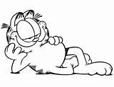 Coloring Garfield Pages Odie Cat Drawings Cartoon Popular Choose Board Printable sketch template