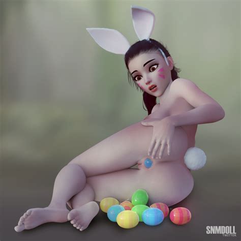 Rule 34 Anal Bunny Ears Bunny Girl Bunny Tail D Va Easter Egg Egg