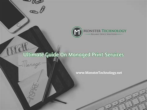 ultimate guide  managed print services monster technology