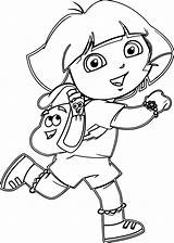 Dora Coloring Drawing Pages Cartoon Easy Draw Baby Games Wecoloringpage Colorir Drawings Para Desenhos Getdrawings álbum Escolher Disney Da Paintingvalley sketch template