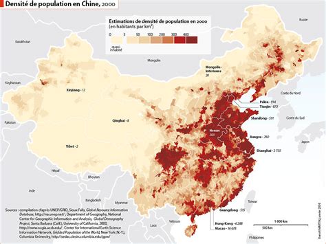 China Density 2000 • Map •