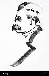 Nietzsche Friedrich 1844 Allemand Philosophe sketch template