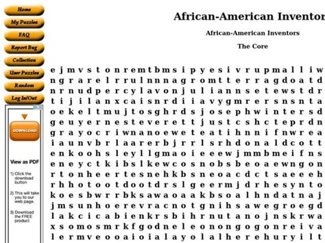 african american inventors worksheet    grade lesson planet
