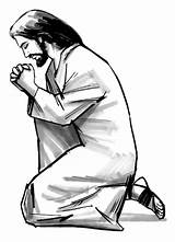 Prayer Praying Drawing Person Jesus According Mark Getdrawings Cloverton sketch template