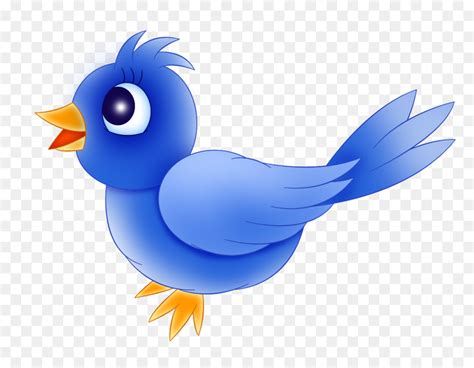 burung kartun gunung bluebird gambar png