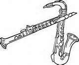Clarinet Kolorowanka Saxophone Saksofon Saxofone Instrumenty Saxofones Colorare Disegni Kleurplaat Dibujos Saxophones Dęte Kolorowanki Klarinet Musique Supercoloring Clarinete Klarnet Dwa sketch template