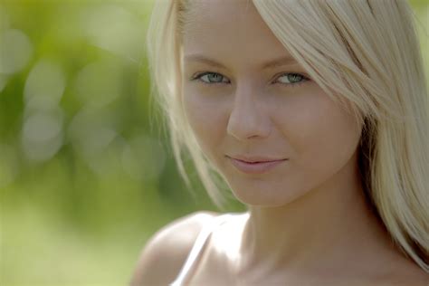 Blondes Women Closeup Models Pornstars Green Eyes Xart
