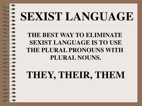 Ppt Sexist Language Powerpoint Presentation Free Download Id 708529