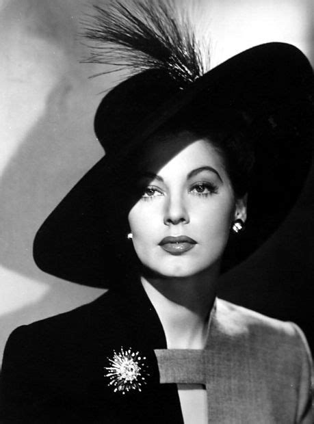 old hollywood glamour 10 actresses who inspire me pinterest ava gardener feathers and style
