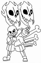 Undertale Coloring Pages Sans Bad Time Lineart Rumay Chian Deviantart Popular sketch template