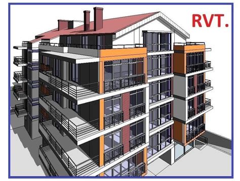 building design apartment high detail model revit  model cgtrader