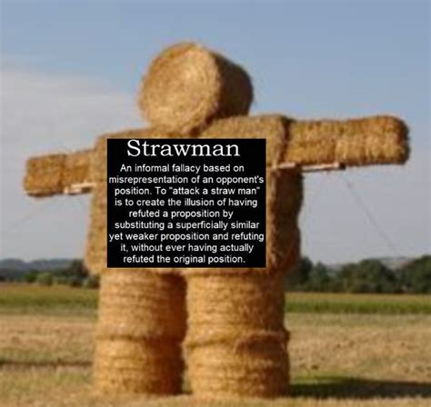 straw man climate science