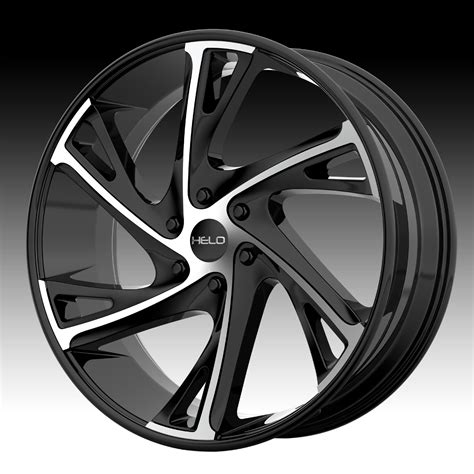 helo  machined black custom wheels rims  discontinued helo wheels custom wheels