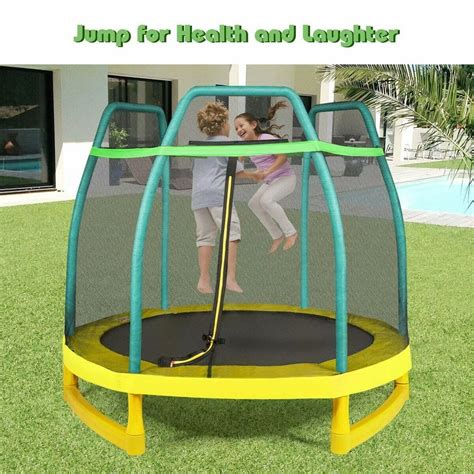 ft kids trampoline  safety enclosure net walmartcom walmartcom