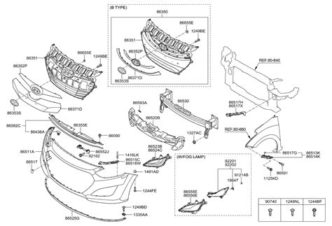 genuine hyundai bracket front bumper sidelh