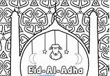 Eid Adha sketch template