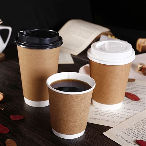 pcs  oz coffee cup  double wall kraft shopee philippines
