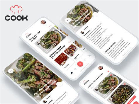 cook app concept by andrea lecordix on dribbble