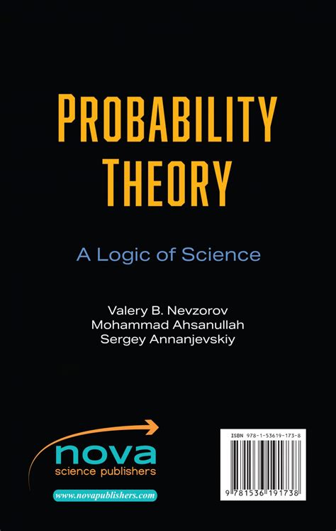 probability theory  logic  science nova science publishers