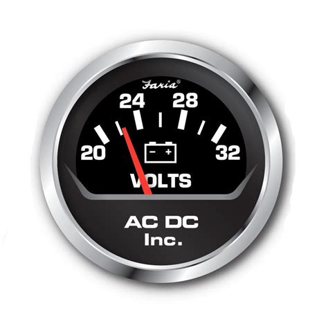 ac dc  voltmeter gauge