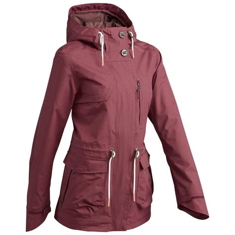 quechua veste parka impermeable randonnee nature nh protect femme decathlon