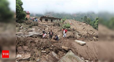 Nepal Landslide Search Resumes In Villages Hit By Nepal Landslide 11