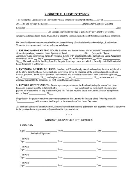 lease agreement tenant form fill   sign printable  template