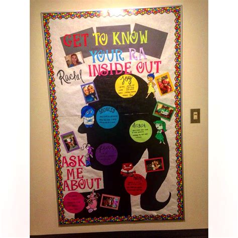 get to know your ra inside out disney s inside out themed bulletin