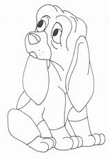 Hound Ausmalbilder Capper Drawing Dog sketch template