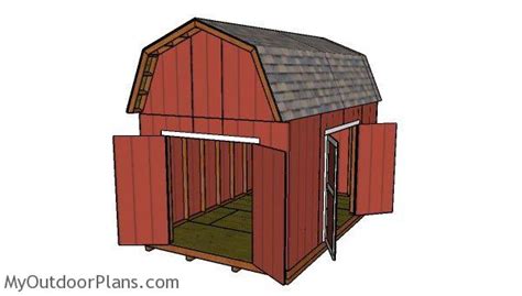 barn shed  loft plans myoutdoorplans