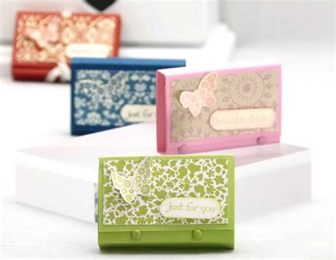 stampin  uk mini post  note pouch video