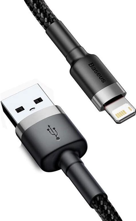 iphone lightning usb kabel  meter  extra snellader kabel iphone fast en quick charge