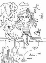 June Coloring Pages Summer Kids sketch template