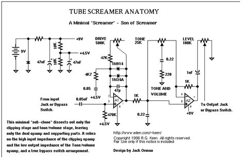 Question On Rgs Tubescreamer 808 Schematics