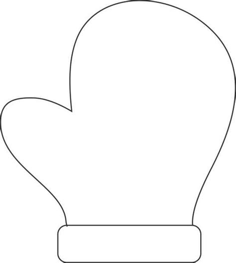 mitten outline cliparts   mitten outline cliparts png