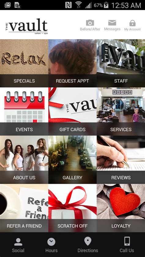 android  vault salon  spa apk