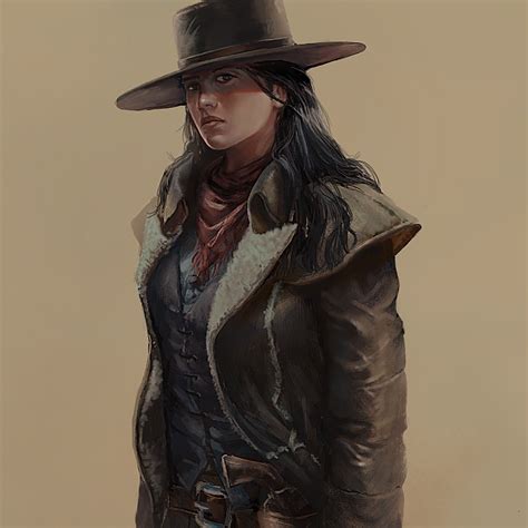 Cowgirl By Giuliano Brocani Female Character Design Rpg Character