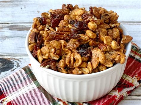 spiced mixed nuts recipe   touch  sweet