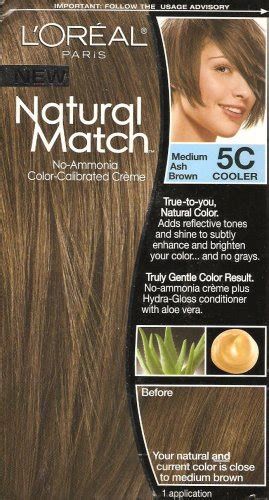 L Oreal Natural Match Hair Color 5c 5 C Medium Ash Brown