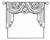 Drawing Window Curtain Curtains Scarf Drawings Simple Stage Arrangements Forms Common Dotcomwomen Paintingvalley Draped Swag Fabric Over Valance Treatments Choose sketch template