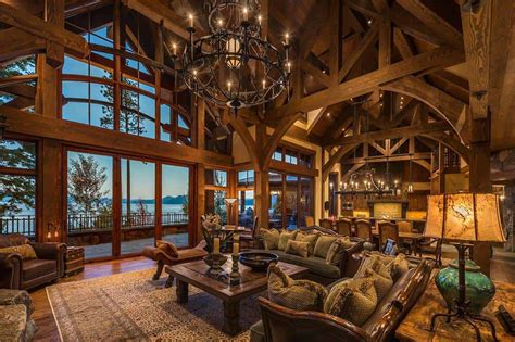 popular living rooms featured   kindesign   lodge style home lake house
