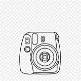 Polaroid Camera Clipart Drawing Sketch Instax Drawings Paintingvalley Clipground sketch template