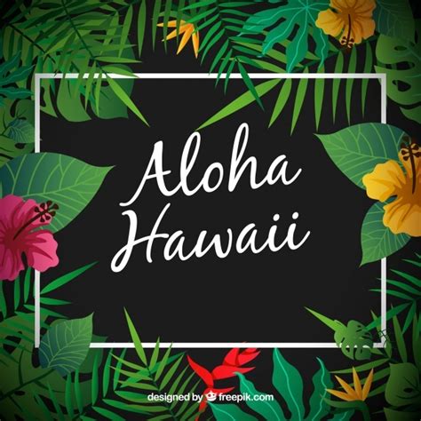 hawaiian print vector at collection of