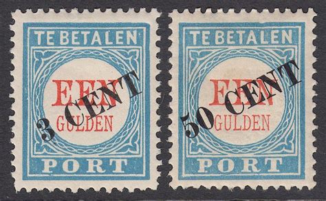 netherlands  postage due stamps  overprint nvph pp