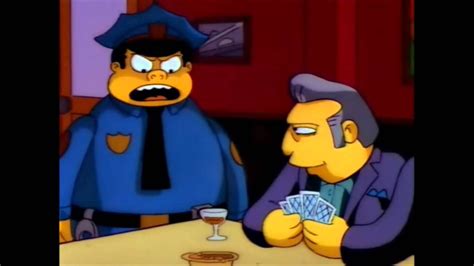 The Simpsons Fat Tony And Chief Wiggum Youtube