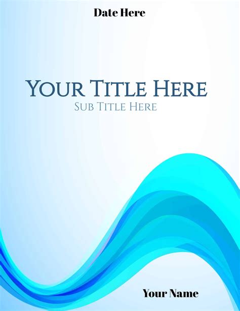 printable cover pages    edit  add   text