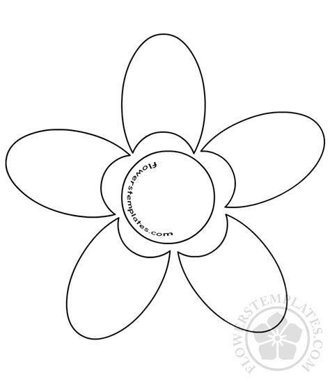 daisy flower stencil images flowers templates