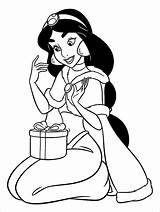 Jasmine Aladdin Coloring Pages Princess Kids Color Cartoons Disney Coloringbay Pdf sketch template