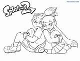 Splatoon Ausmalbilder Malvorlagen sketch template