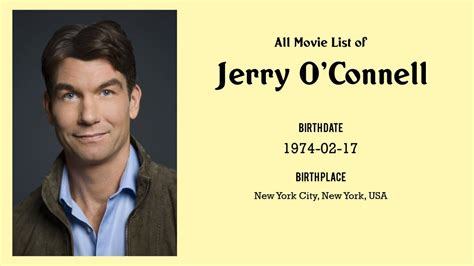 jerry o connell movies list jerry o connell filmography of jerry o